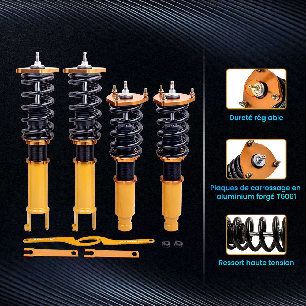 Combinés filetés Suspension Kit Amortisseurs compatible pour Infiniti M35x M45x G35x AWD