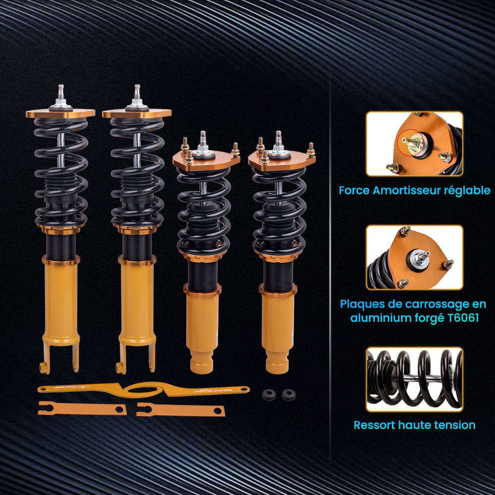 Kit de suspension spring compatible pour infiniti m35x m45x g35x g37x awd amortisseur neuf