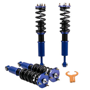2001 - 2005 compatible for LEXUS IS 300 IS300 Shock Strut Suspension Kits Coilovers Blue Lowering Kit