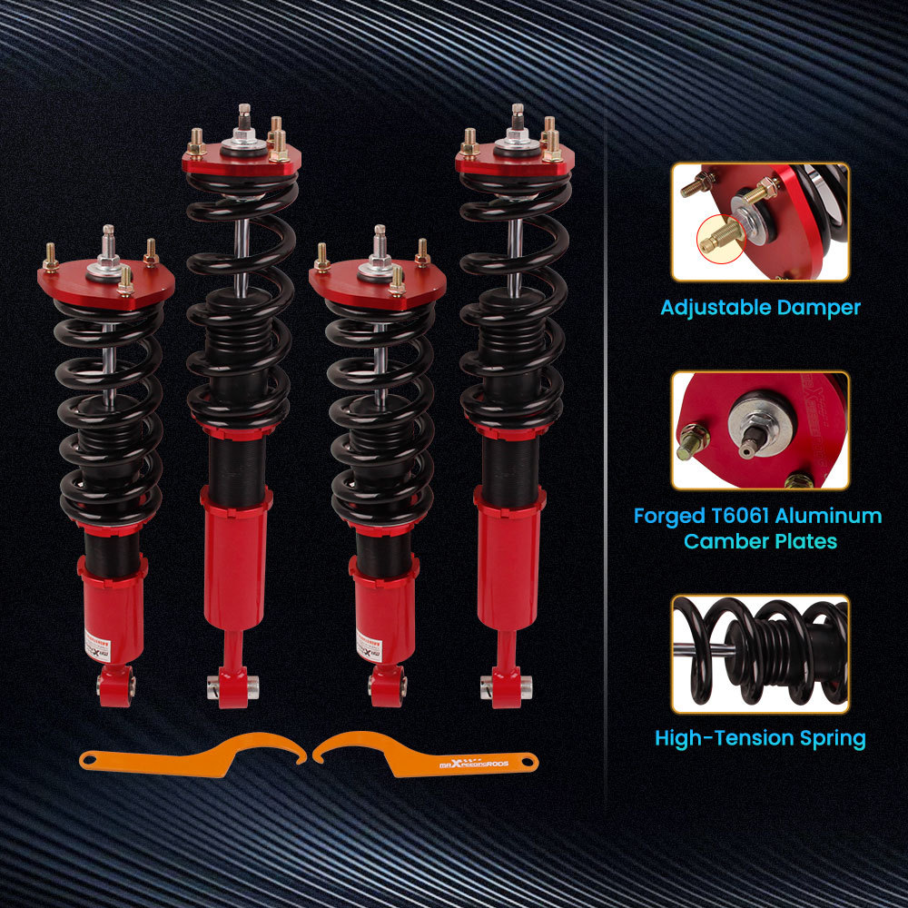Compatible for LEXUS IS300 2000-2005 24 Ways Damper Coilovers Shock Absorbers Set Lowering Kit