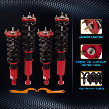 Compatible for LEXUS IS300 2000-2005 24 Ways Damper Coilovers Shock Absorbers Set Lowering Kit