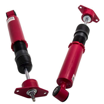 Compatible for Mazda 2004-2013 Adjust Height Red Assembly Coilovers Shock Struts Kit Lowering Kit