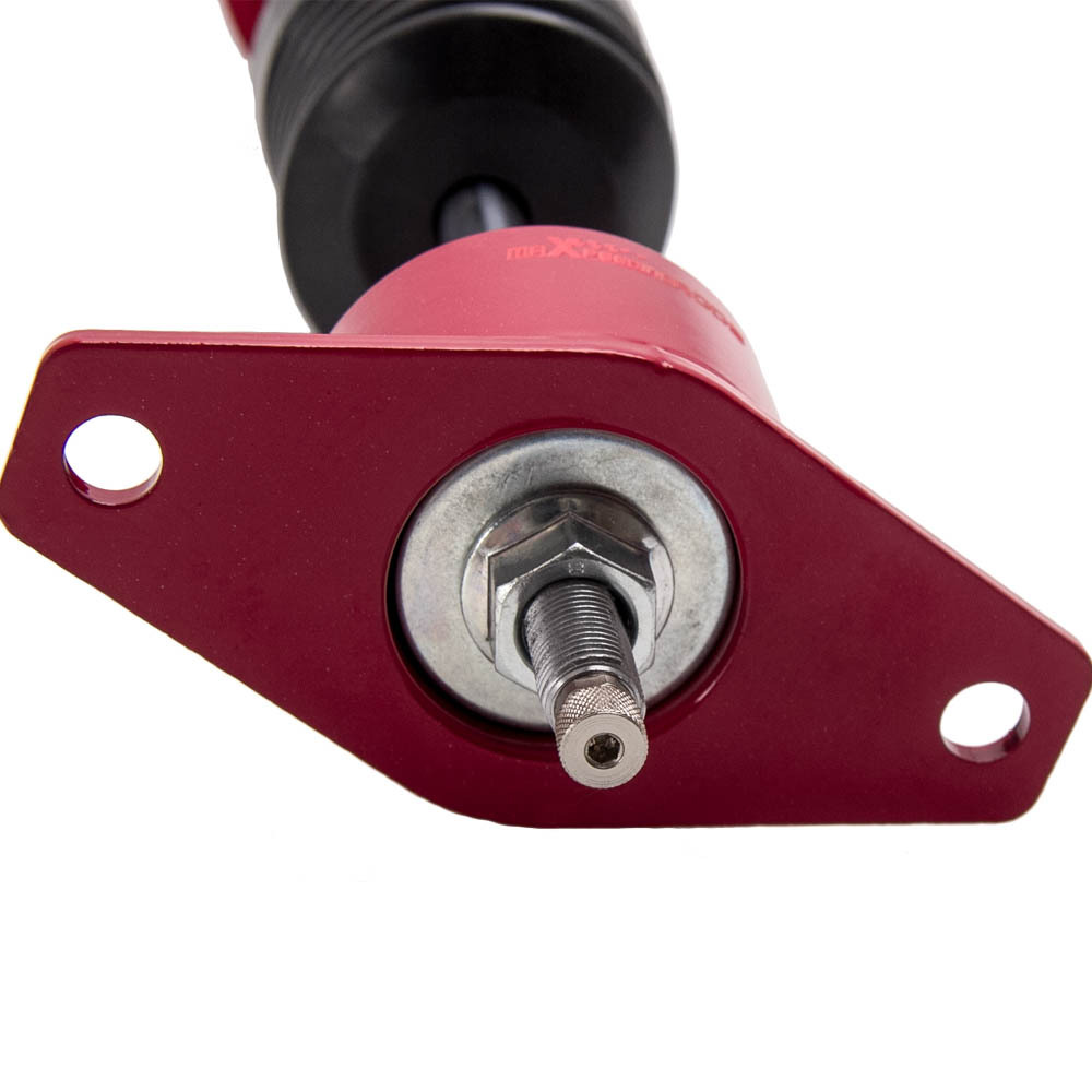 reglable damper amortisseur combinés filetés Suspension compatible pour Mazda 3 1.6MZR rouge