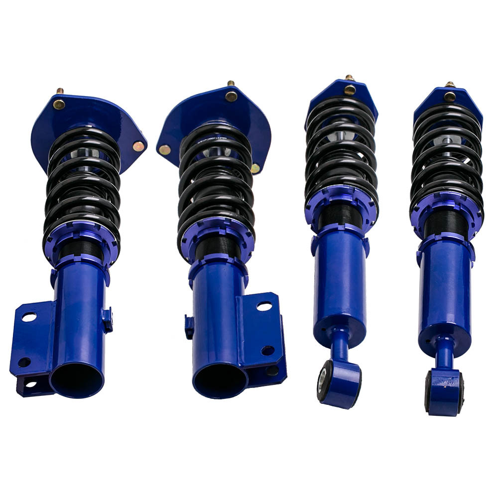 Coilover KitsCompatible compatible for Mitsubishi 3000GT VR-4 AWD 1991-1999 3.0L Shock Absorbers Struts Blue lowering kit