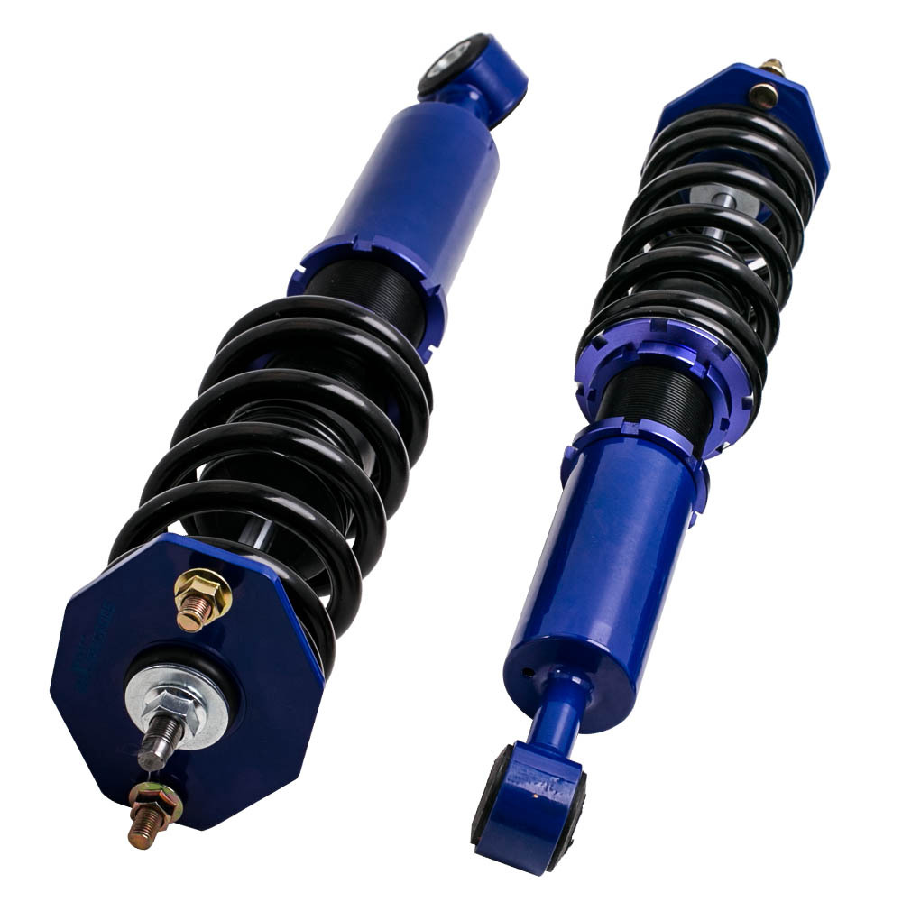 Coilover KitsCompatible compatible for Mitsubishi 3000GT VR-4 AWD 1991-1999 3.0L Shock Absorbers Struts Blue lowering kit