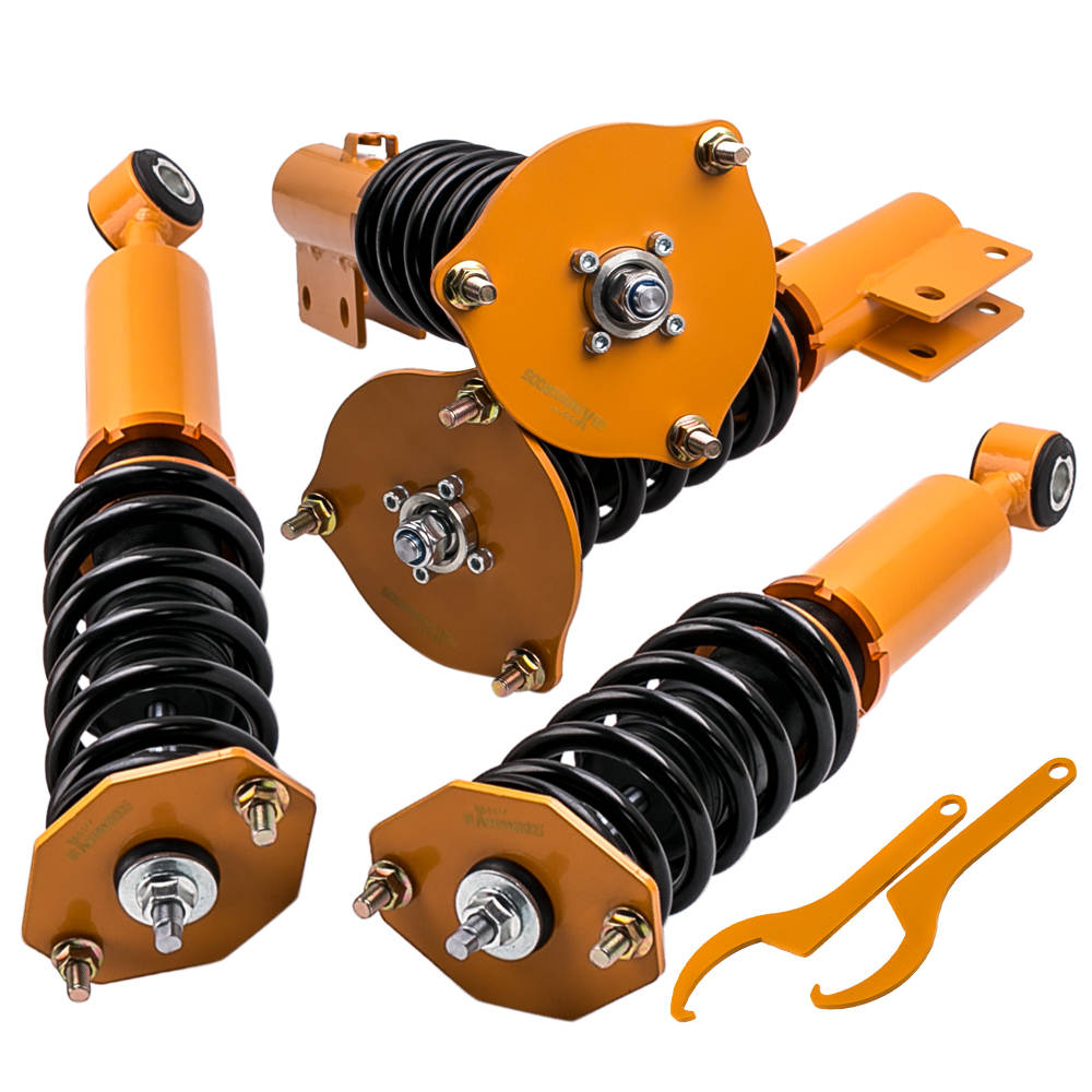 Compatible for Mitsubishi 3000GT compatible for Dodge Stealth 1991-1996 4WD (AWD) Adj Height Coilover Lowering Kits 