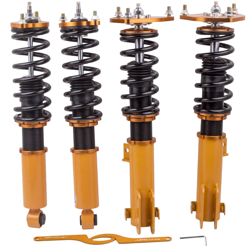 Complete Coilovers Kit compatible for Mitsubishi Galant 99-03 Adj. Damper Coil Spring Strut lowering kit