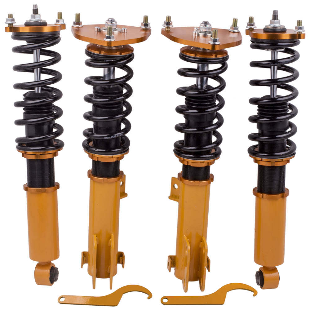 Adj. Height Shock Absorber Coilover Lowering Kit compatible for Mitsubishi Galant 99-03