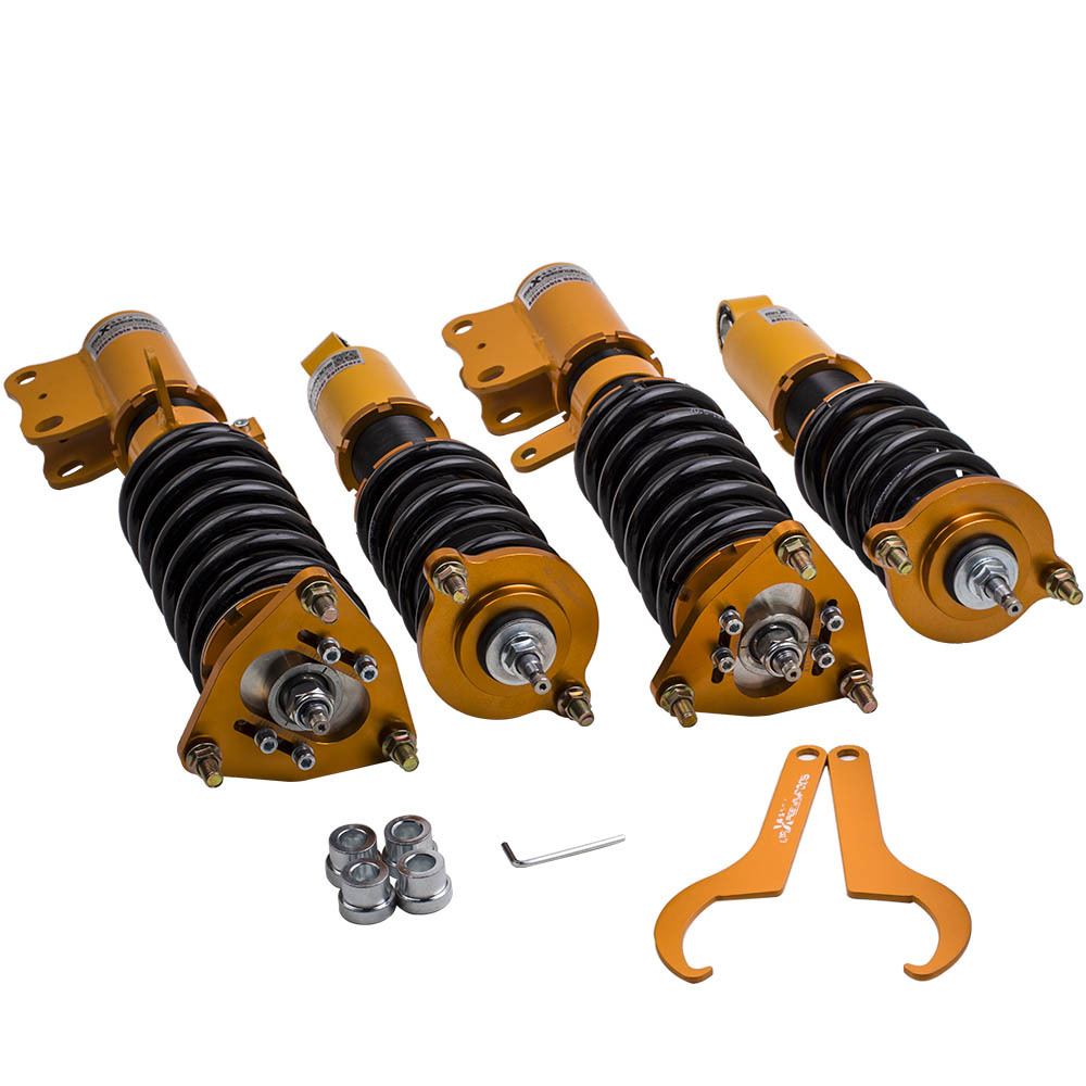 Kit de reducción de coilover compatible para Mitsubishi Lancer ES Sedan 4 puertas 2008-2016 2.0L Adj de altura (juego de 4)