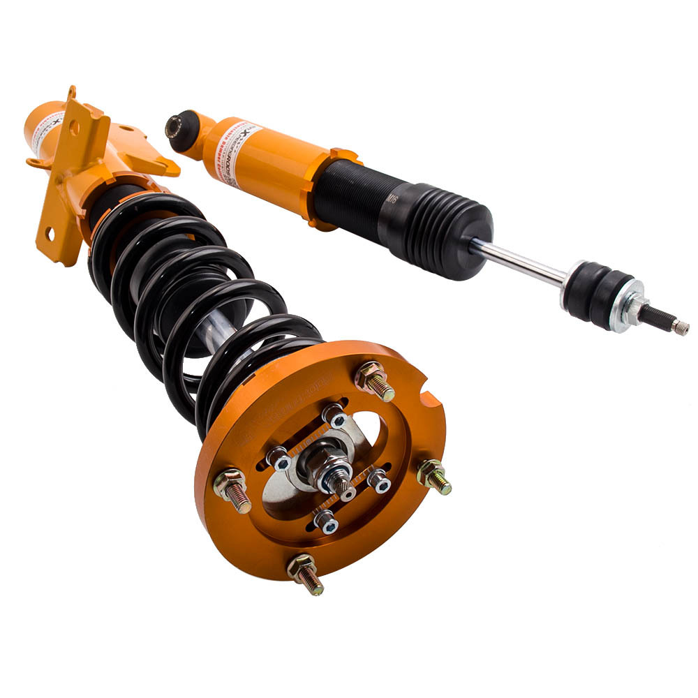 Amortisseur + combinés filetés réglables en hauteur compatible pour Ford Mustang 2005-2014 Amortisseurkit d'abaissement