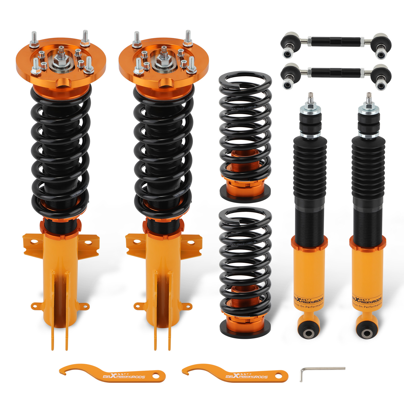 Coilovers Suspension Kits compatible for Ford Mustang 4th 24 Steps