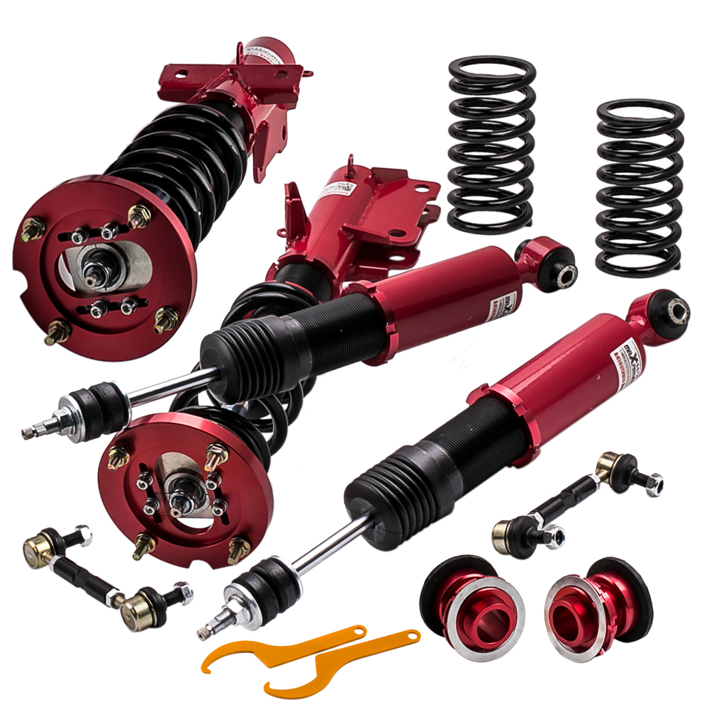 Kit de suspension amortisseurs combinés filetés réglable compatible pour ford mustang 05-14kit dabaissement