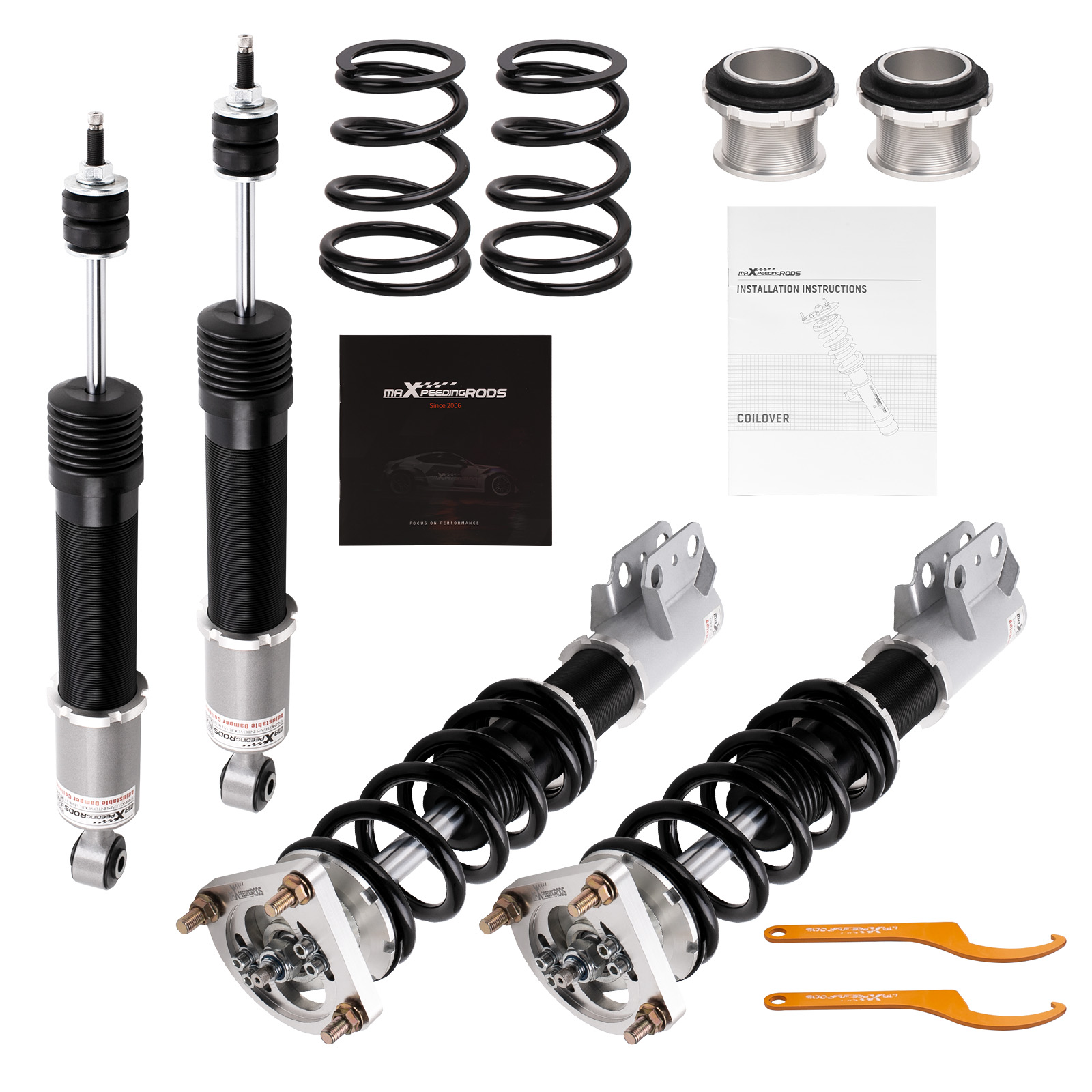 1994 - 2004 compatible for Ford Mustang 4th 24 ways Damper Suspension Kit Coilovers Lowering Kit