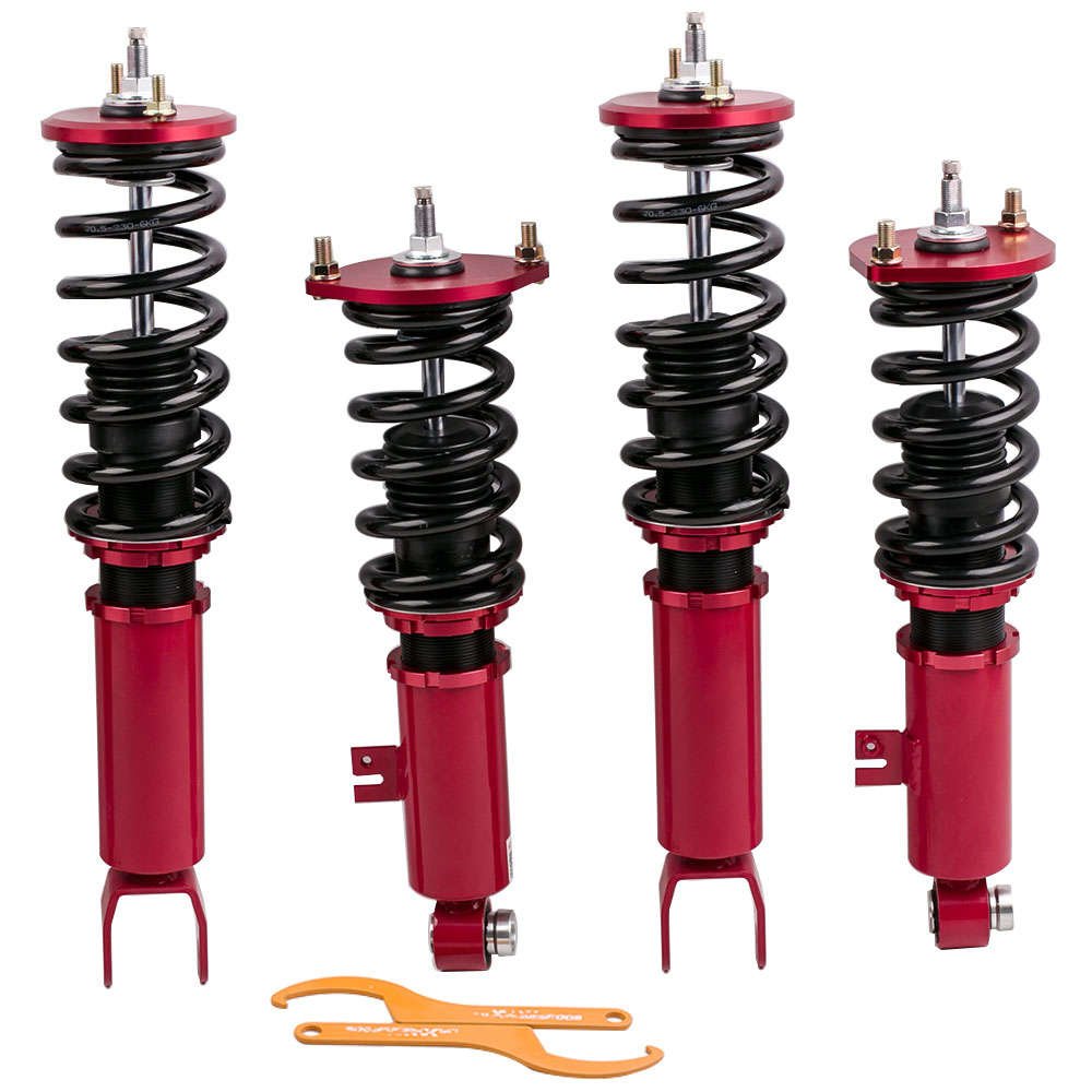 Compatible for Nissan Fairldy Z 300ZX z32 coilovers 1990 - 1996 Shock Absorber 4PCs 24-Way Damper Coilovers 