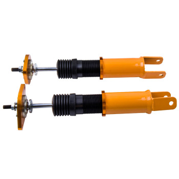 Kit de reducción de suspensión Coilover compatible con compatible para Nissan Fairlady 350Z Z33 03-08 Adj. Amortiguador juego de 4