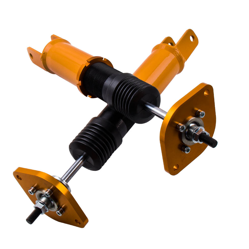 Kit de reducción de suspensión Coilover compatible con compatible para Nissan Fairlady 350Z Z33 03-08 Adj. Amortiguador juego de 4