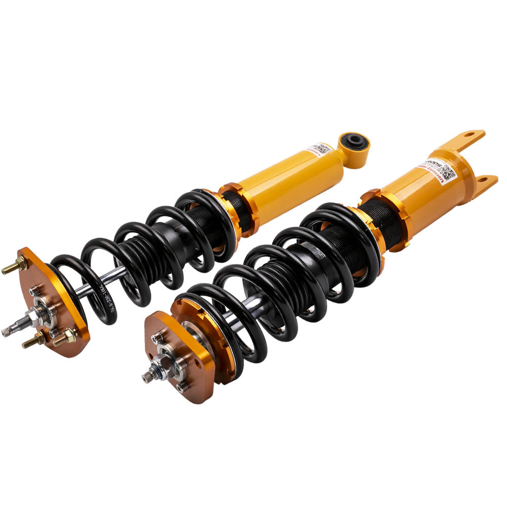 Suspension réglable damortisseurs à 24 voies compatible pour Nissan 370Z / Z34 370GT, G37kit d'abaissement