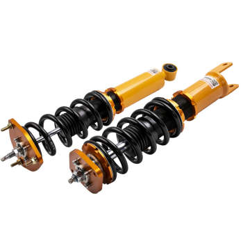 Compatible for Nissan Fairlady Z 370Z Z34 compatible for Infiniti 24-Way Adjustable Damper/Height Coilovers Kit 2008 2009  Lowering Kit