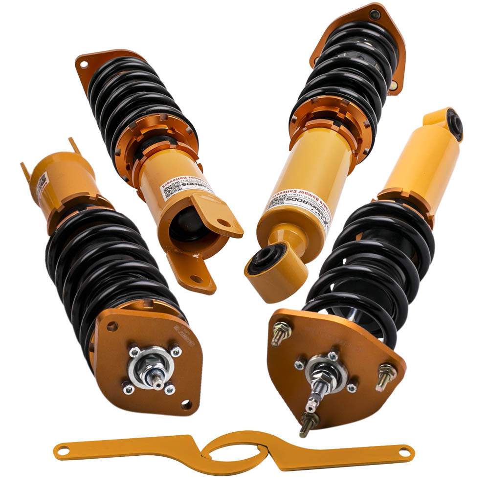 Suspension réglable damortisseurs à 24 voies compatible pour Nissan 370Z / Z34 370GT, G37kit d'abaissement