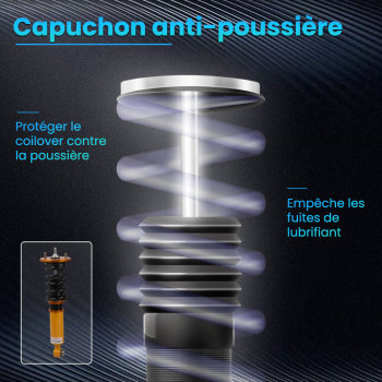 Kit de suspensions reglable coilover shock compatible pour nissan skyline gtst r33 2.0 2.5kit dabaissement