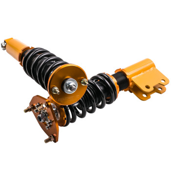 Suspensiones Coilover ajustables con amortiguador de 24 vías compatible para Nissan S13 180SX 240SX 89-94 Juego de 4