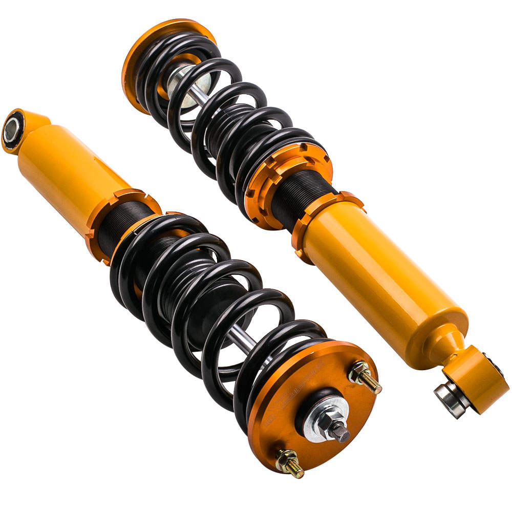 Suspensiones Coilover ajustables con amortiguador de 24 vías compatible para Nissan S13 180SX 240SX 89-94 Juego de 4