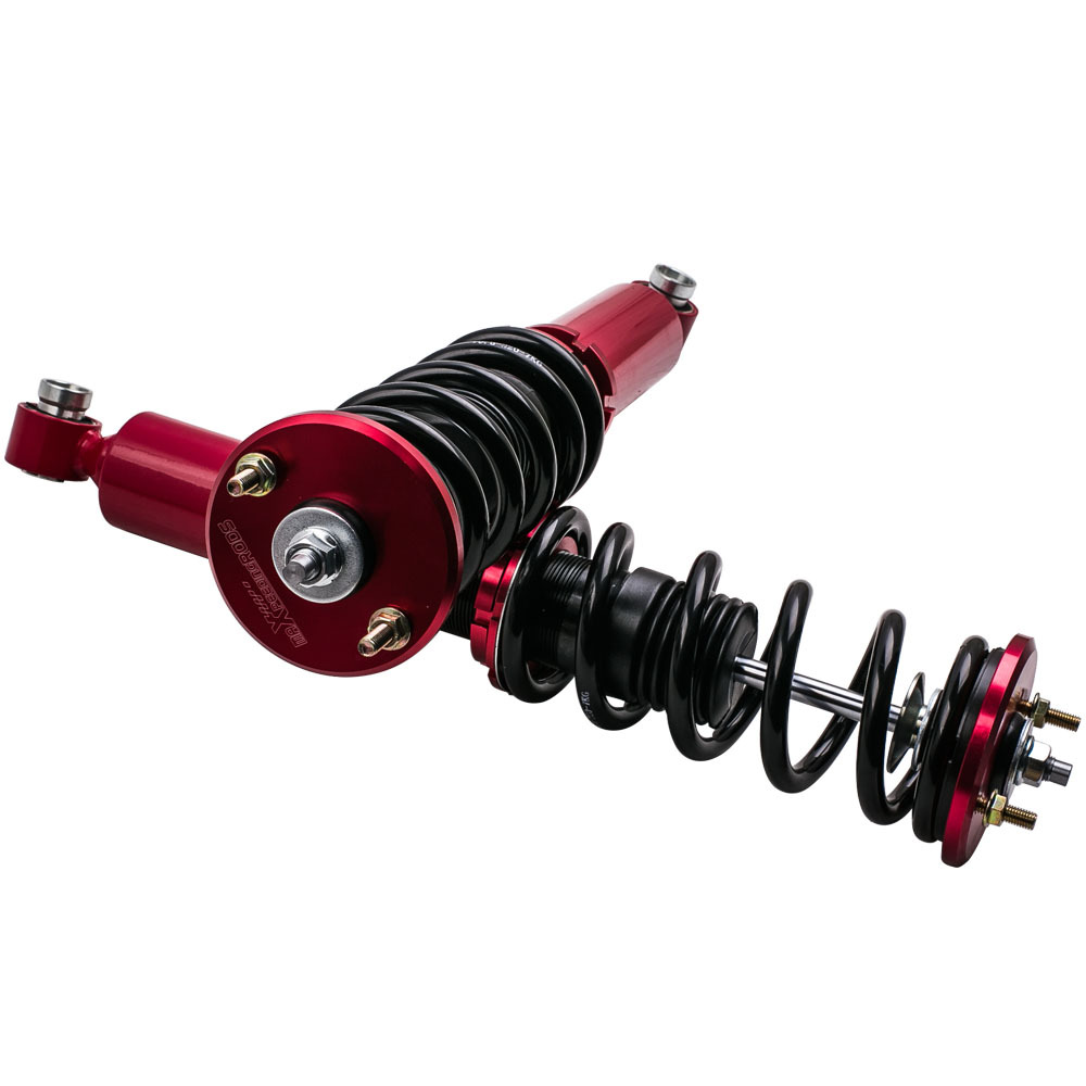Coilover delantero y trasero Suspensión Amortiguador compatible para Nissan S13 200SX 240SX Silva