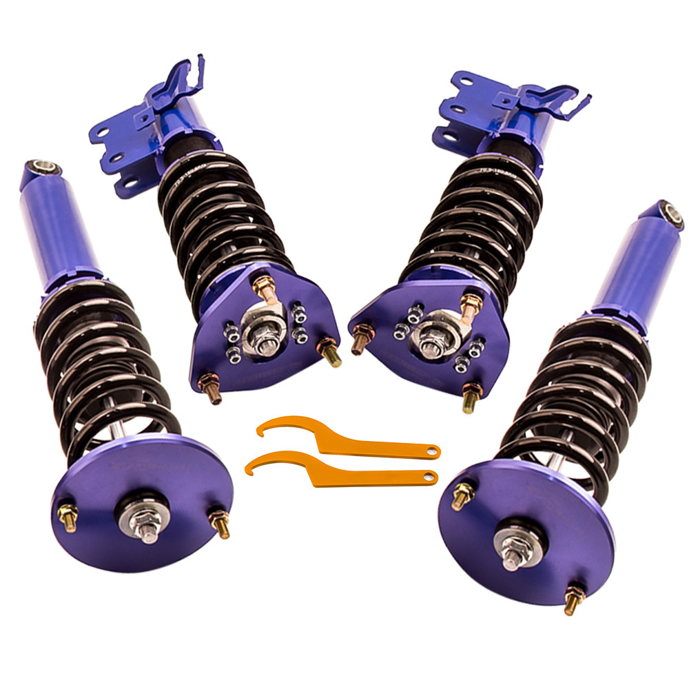 combinés filetés Kit Amortisseurs compatible pour Nissan S14 Silva 200SX 1994-1998 240SX 1995-1998kit d'abaissement