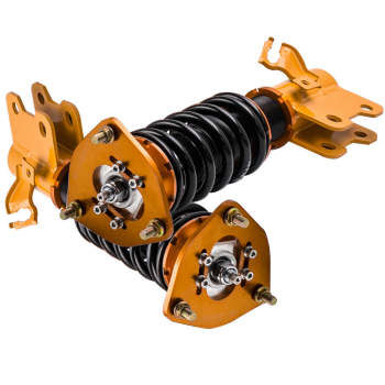 Compatible for Nissan S14 200SX 240SX Silvia 1994 - 1998 4pcs 24 Ways Adjustable Coilover Suspension Kit  Lowering Kit