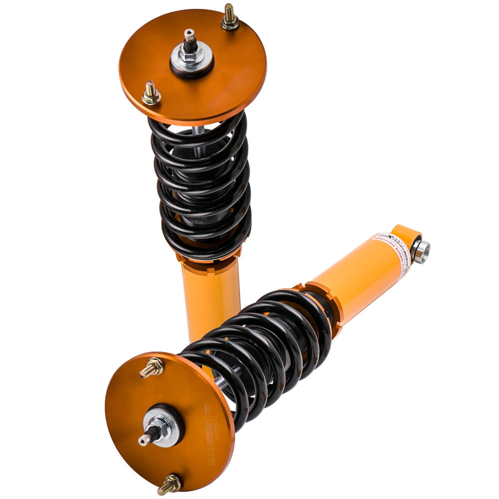 Compatible for Nissan S14 200SX 240SX Silvia 1994 - 1998 4pcs 24 Ways Adjustable Coilover Suspension Kit  Lowering Kit