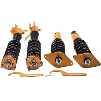 Compatible for Nissan Sentra B15 2000 - 2006 24 Ways Lowering Coil Spring Shocks Kit Coilovers