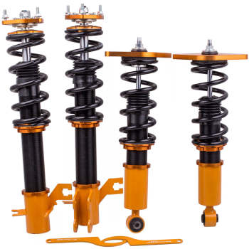 Compatible for Nissan Sentra 00-06 Shocks Adj. Height Coilovers Suspension Coil Spring Kits  Lowering Kit