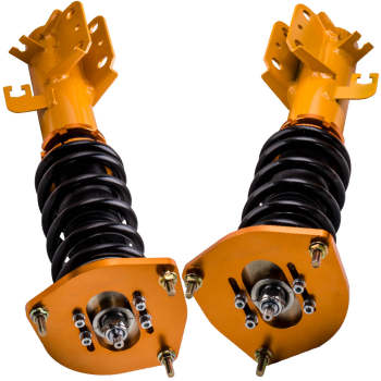 Adj Damper Coilovers Kits compatible for Nissan Sentra B16 07-2012 Shock Absorbers 24-Ways Lowering Kit