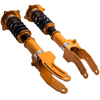 Compatible for Porsche Cayenne 2002-2010 24 Adjustable Damper Shocks Complete Coilovers Kit  Lowering Kit