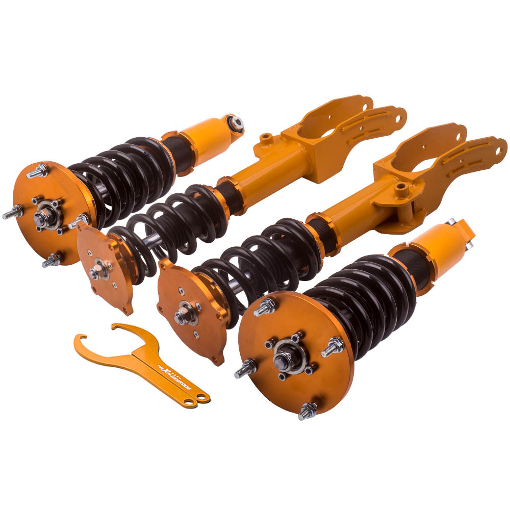 Coilovers Kit compatible for Porsche Cayenne Turbo Sport 2008-2010 4.8L Coil Spring and Struts lowering kit