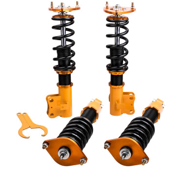 Ammortizzatori Anteriori E Posteriori compatibile per Subaru Forester Mk 3 09-13 Coilovers Lowering Kit