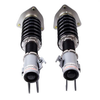 Compatible for Subaru Impreza 2002 - 2007 GDB GDA 24 Ways Adjustable Coilover Suspension Kit Grey Lowering Kit