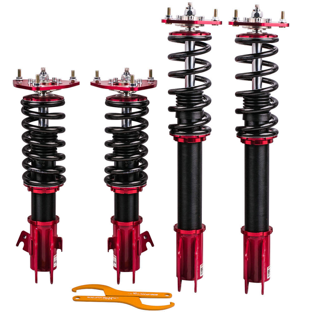 Piastre Camber Regolabili MaXpeedingrods Per BMW E36 - Rosso, Per Sospensioni Coilover Anteriori - Foto 10