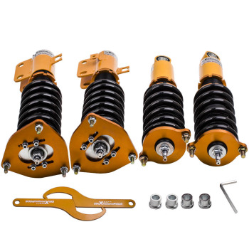 Suspension Coil Spring Kit compatibile per Subaru Legacy 3 III BE / BH 00-04 sedan Shock Struts Lowering Kit
