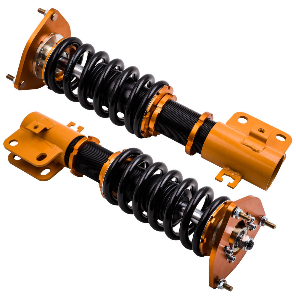 4x Suspension spring shocks compatible pour Subaru Legacy 1998-2004 adj.combinés filetés strutskit dabaissement