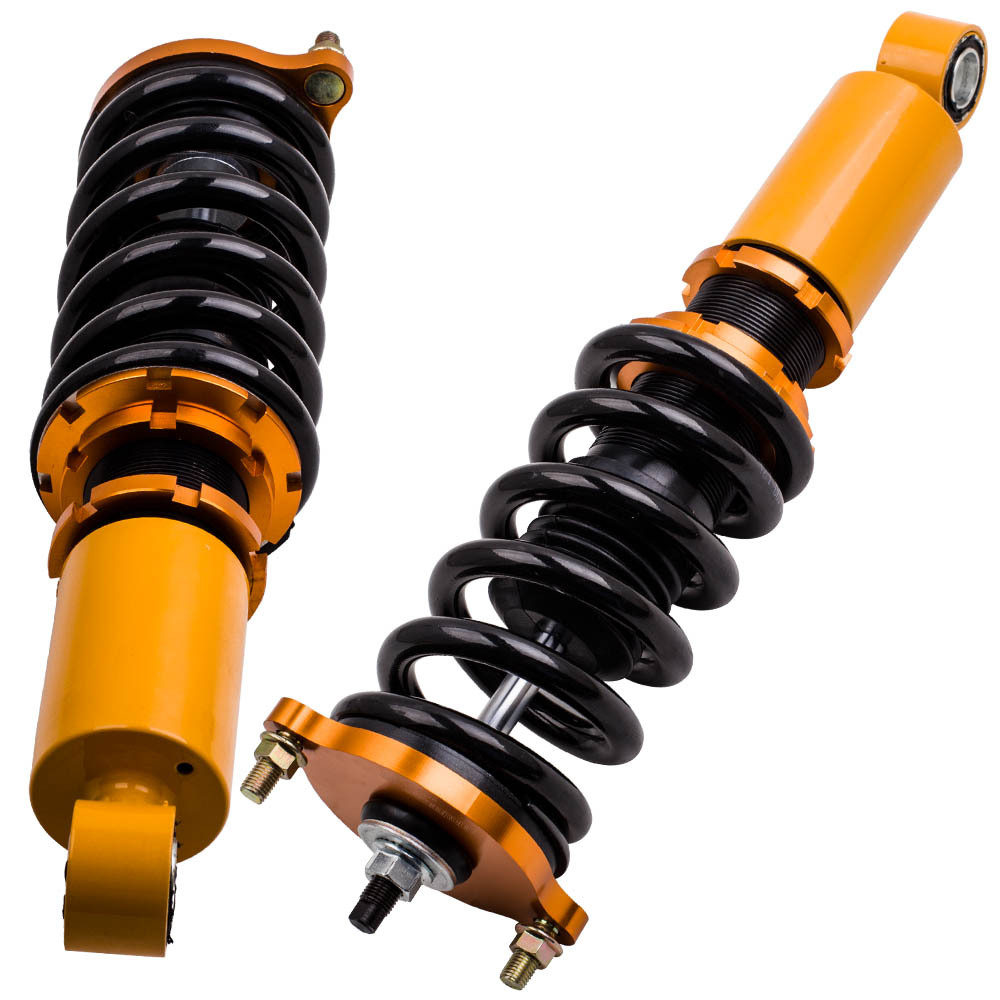 4x Suspension spring shocks compatible pour Subaru Legacy 1998-2004 adj.combinés filetés strutskit dabaissement