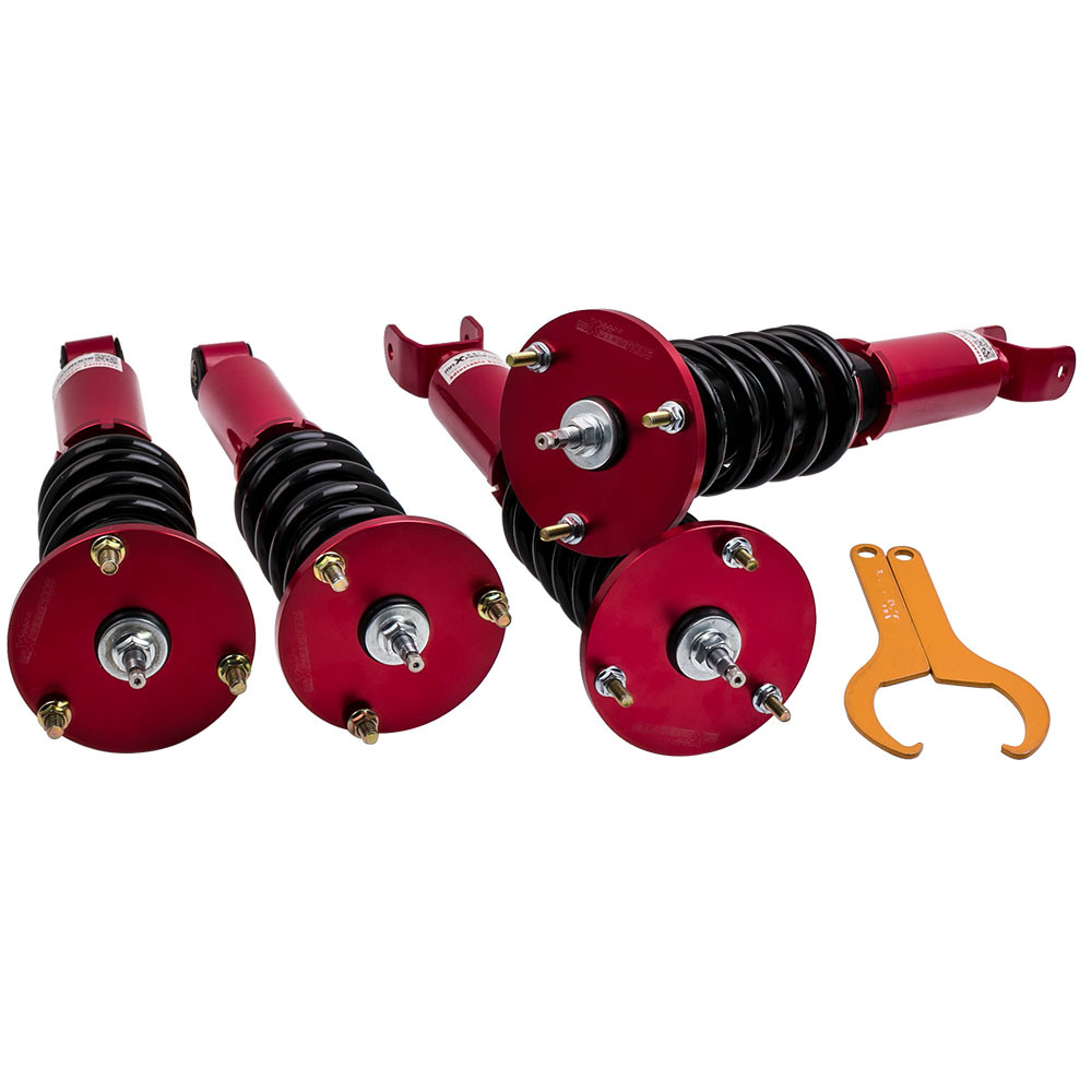 Kit de suspension combinés filetésamortissuer compatible pour toyota supra a8 3.0i neufkit d'abaissement