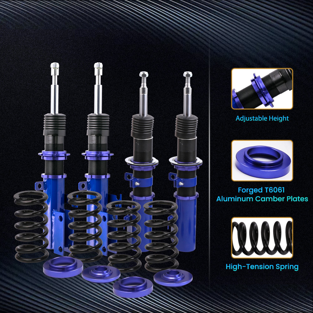 Full Assembly Coilovers Kit compatible for Toyota Camry 07-11 XV40 Adj. Height Shock Strut