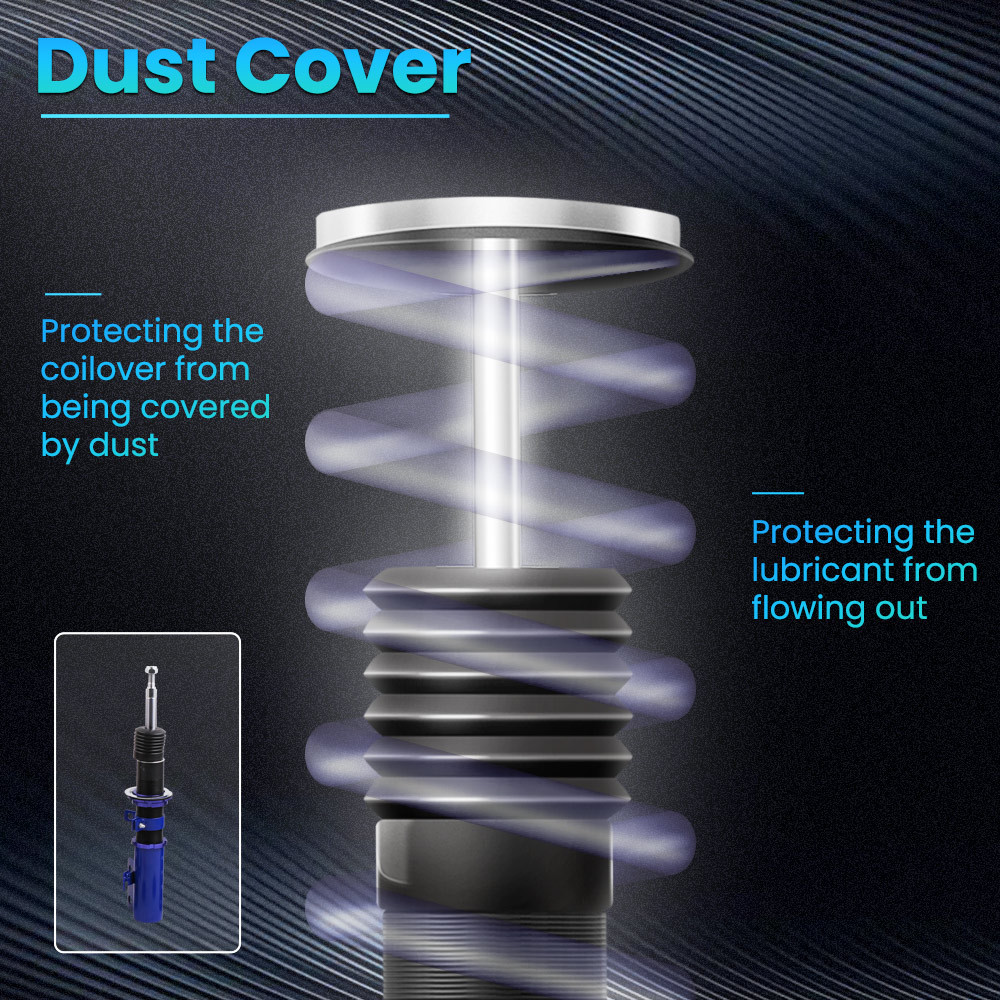 Full Assembly Coilovers Kit compatible for Toyota Camry 07-11 XV40 Adj. Height Shock Strut