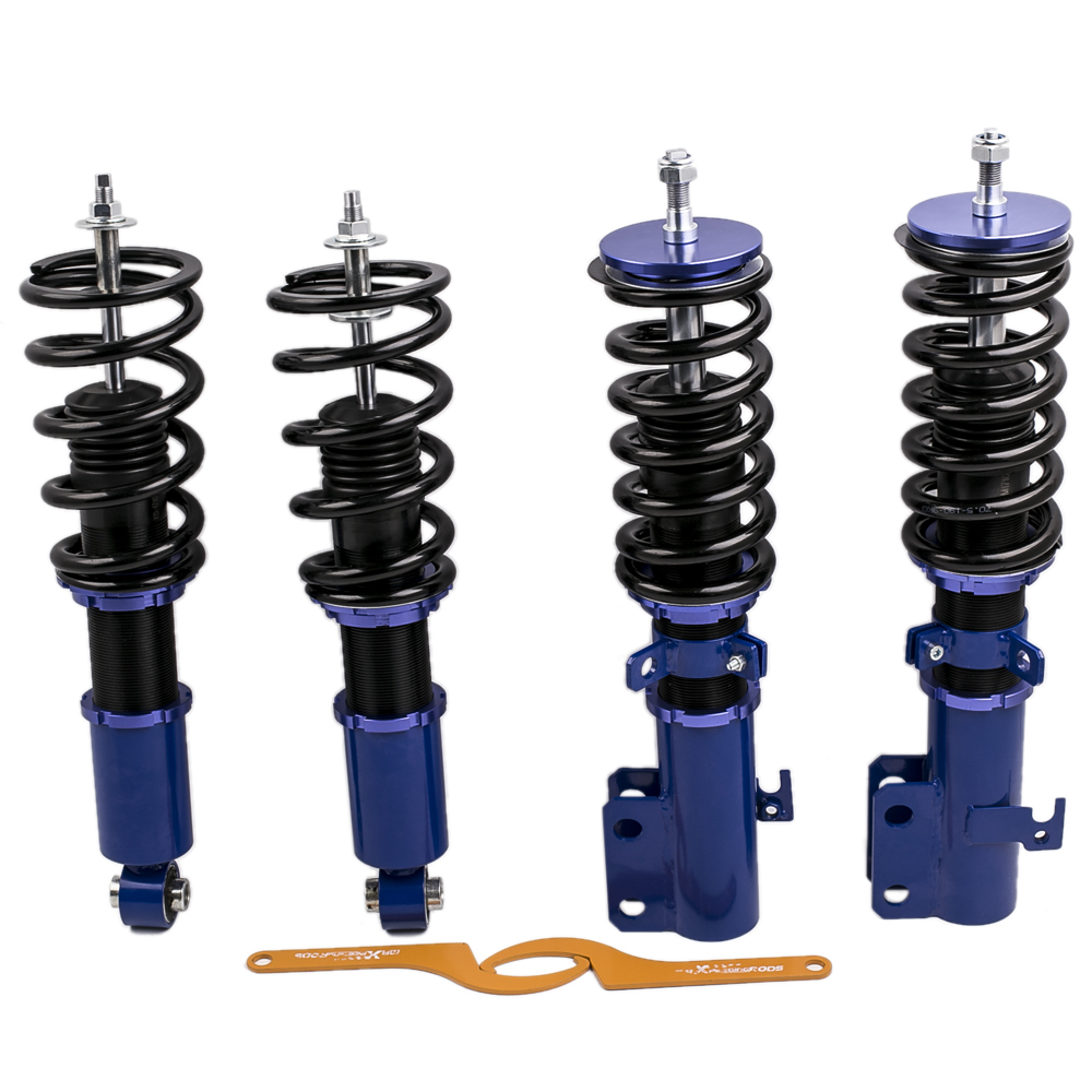Kit de combinés filetés Suspension mortisseurs compatible pour Toyota Celica 00-06kit d'abaissement