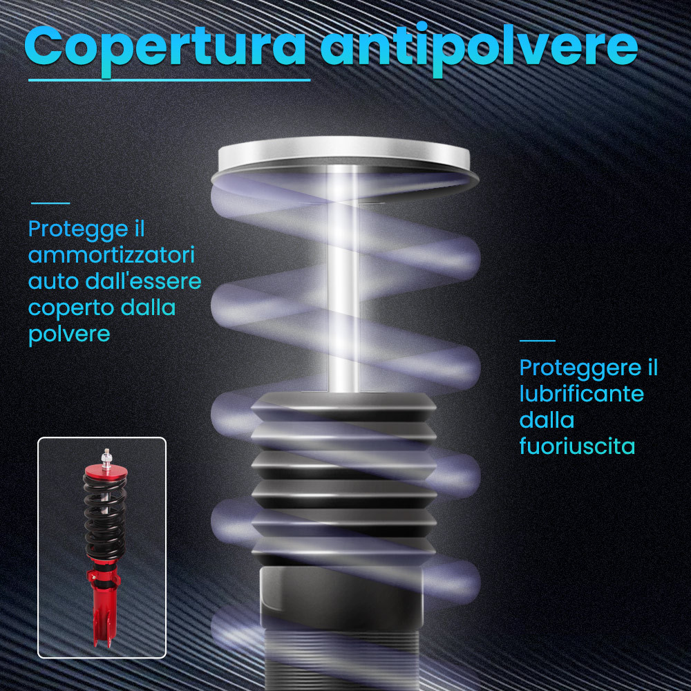 Ammortizzatori Suspension compatibile per Toyota Celica 1.8 16v2000-2006 Absorber Struts Lowering Kit