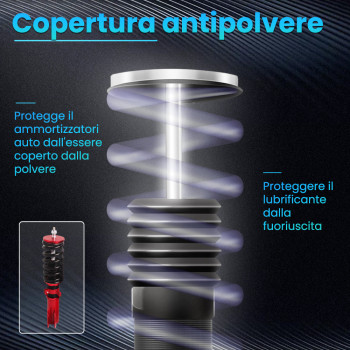 Ammortizzatori Suspension compatibile per Toyota Celica 1.8 16v2000-2006 Absorber Struts Lowering Kit