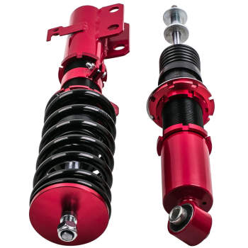 Compatible for Toyota Celica 2000-06 Suspension Coil Over Spring Shock Strut Red Coilovers Lowering Kit
