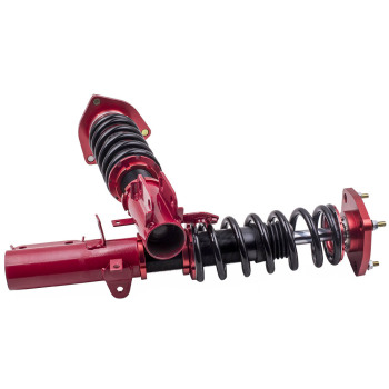 Kit de suspension combinés filetés Compa compatible pour Toyota Corolla E90 E100 E110 AE92 AE101 AE111 1988-1999 Jambe de suspensionkit d'abaissement