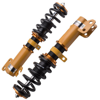 Compatible for Toyota Yaris 13-17 24 Levels Adj Damper Suspension Tuning Coilover Strut Kit Lowering Kit